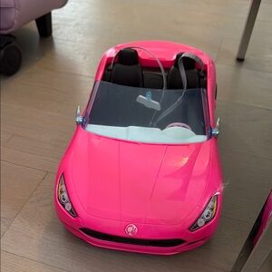Pink Convertible Toy Car